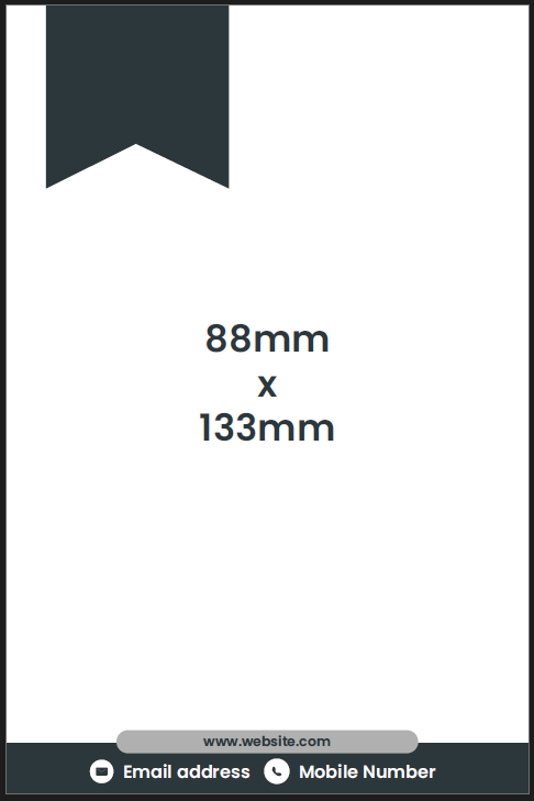 88mm x 133mm
